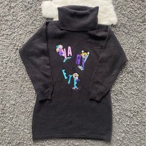 Vintage AMBROSIUS HEIM Wool & Angora Tunic Sweater